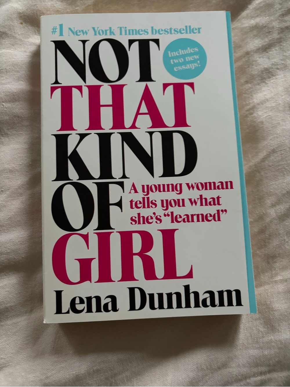 Book: Not That Kind of Girl by Lena Dunham